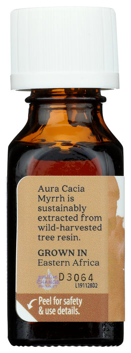 AURA CACIA: 100% Pure Essential Oil Myrrh, 0.5 Oz