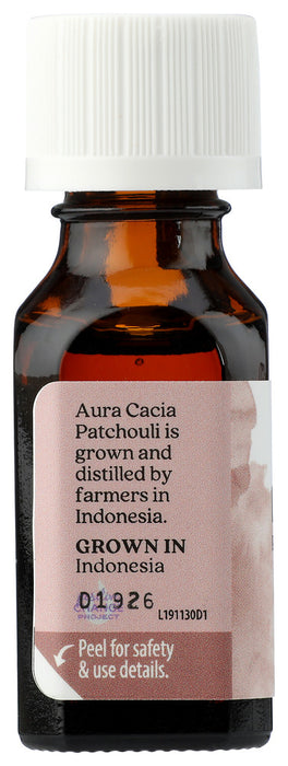 AURA CACIA: 100% Pure Essential Oil Patchouli, 0.5 Oz
