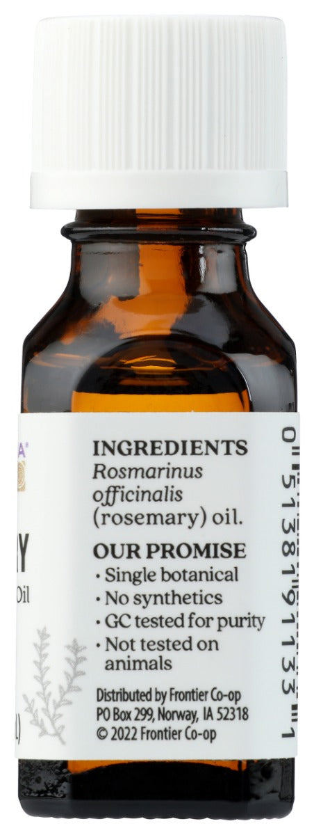 AURA CACIA: 100% Pure Essential Oil Rosemary, 0.5 Oz