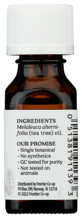 AURA CACIA: 100% Pure Essential Oil Tea Tree, 0.5 Oz