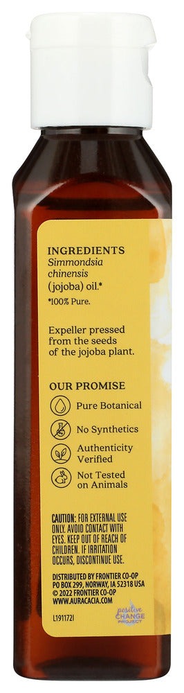 AURA CACIA: Natural Skin Care Oil Jojoba Balancing, 4 Oz