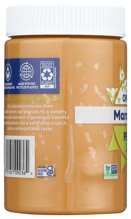 MARANATHA: Organic Peanut Butter No Stir Crunchy, 16 oz