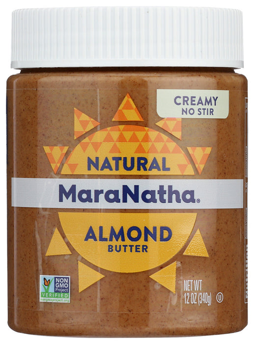 MARANATHA: No Stir Almond Butter Creamy, 12 Oz