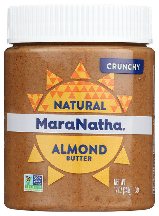 no stir almond butter (crunchy)
The perfect way to enjoy the great taste and natural goodness of almonds&mdash;no need to stir! We select only the finest heart-healthy* California almonds, roast them to perfection, double-grind them to velvety smoothness, and add almond pieces for a satisfying crunch. Our process creates a delicious, nut butter with a rich, spreadable texture you can enjoy right out of the jar. Get your knife ready!