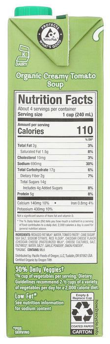 PACIFIC FOODS: Organic Creamy Tomato Soup, 32 oz