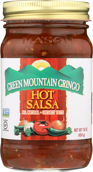 GREEN MOUNTAIN GRINGO: Salsa Hot, 16 Oz