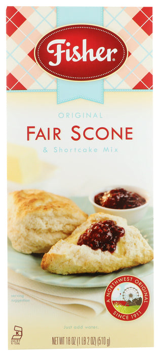 FISHER: Original Fair Scone and Shortcake Mix, 18 oz