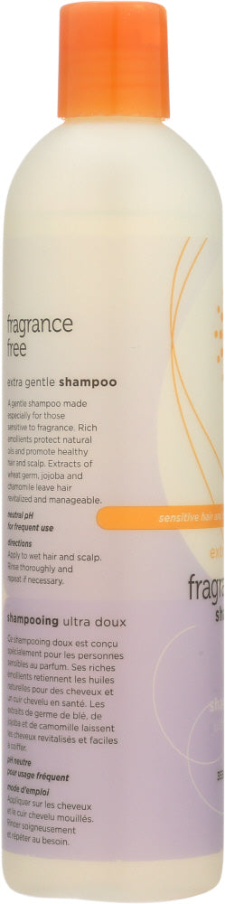 EARTH SCIENCE: Extra Gentle Fragrance Free Shampoo, 12 oz