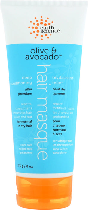 EARTH SCIENCE: Masque Hair Conditioning Deep, 6 oz