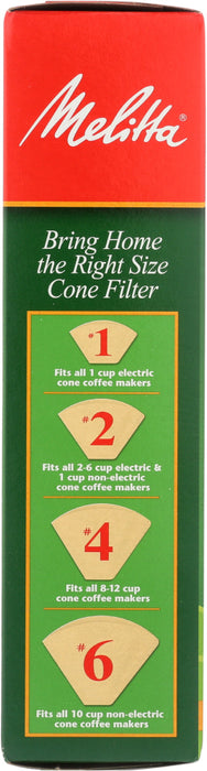 MELITTA: Coffee Filter Brown No. 4, 100 pc