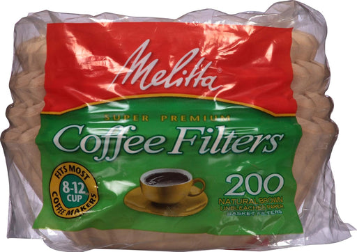 Melitta's super premium basket filters hold their shape and won't tear.
Our high-quality, thicker paper is what sets our basket filters apart from your average store brand.