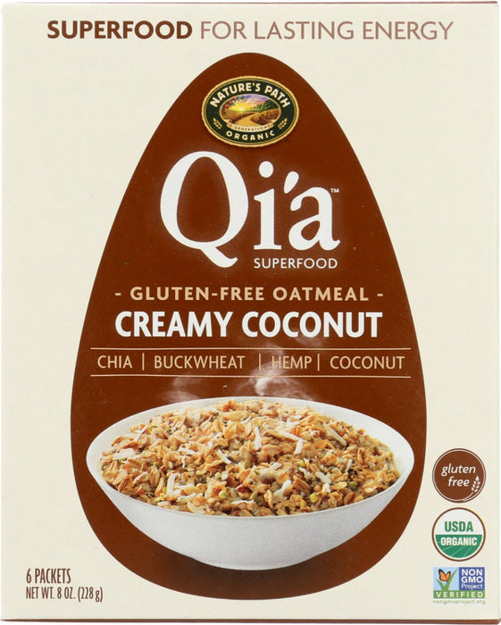 QIA: Creamy Coconut Oatmeal, 8 oz