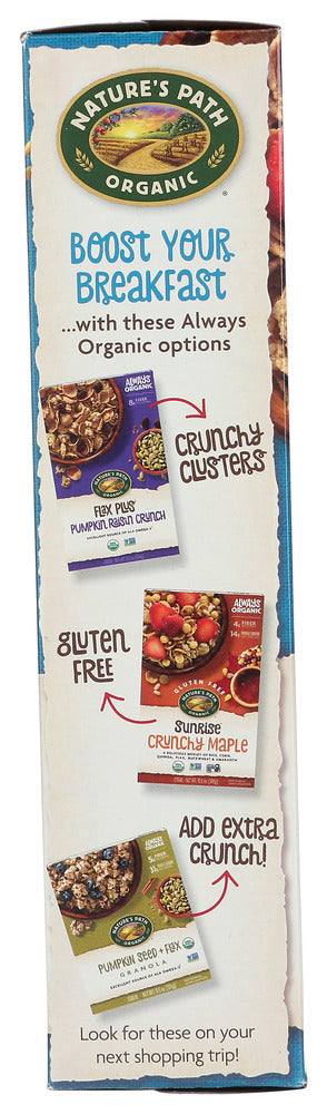 NATURE'S PATH: Organic Flax Plus Multibran Flakes Cereal, 13.25 oz