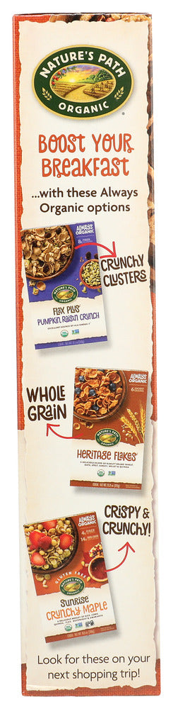 NATURES PATH: Organic Flax Plus Cereal Maple Pecan Crunch, 11.5 oz