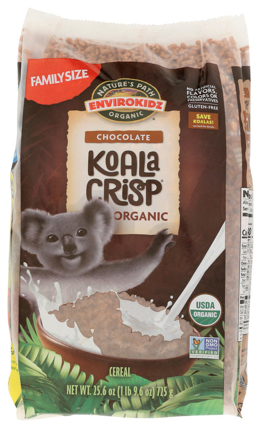 Koala Crisp Cereal
Gluten-free brown rice puffs with milk chocolate flavor and color.
