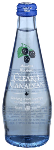 CLEARLY CANADIAN: Mountain Blackberry Sparkling Water, 11 fo