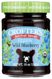 CROFTERS: Organic Blueberry Fruit Spread, 10 oz