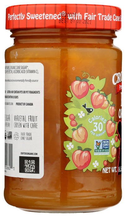 CROFTERS: Premium Spread Organic Peach, 16.5 oz