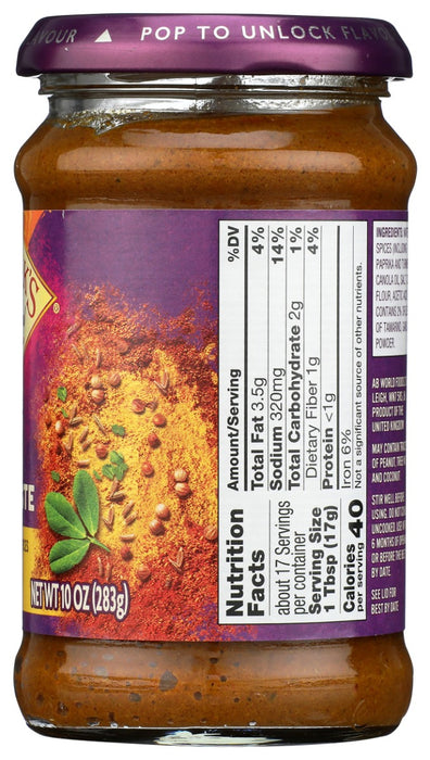 PATAKS: Paste Curry Mild, 10 oz