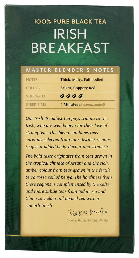 TWININGS: 100% Pure Black Tea Irish Breakfast, 50 Tea Bags