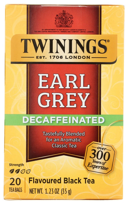 Twinings has been blending my family tea for years. Today, I am proud to continue this tradition with the tea celebrated throughout the world known as Twinings Earl Grey. Legend has it that my ancestor, the second Earl Grey, was presented with this exquisite recipe by an envoy on his return from China.
Fine black tea perfectly balanced with the distinctive flavour of bergamot, a citrus fruit.