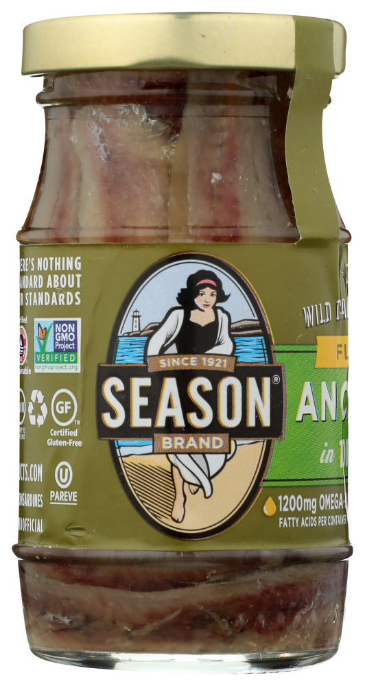 SEASONS: Anchovy Glass Jar, 4.2 oz