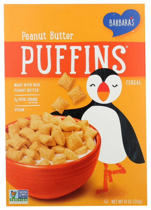 BARBARAS BAKERY: Puffins Cereal Peanut Butter, 11 Oz