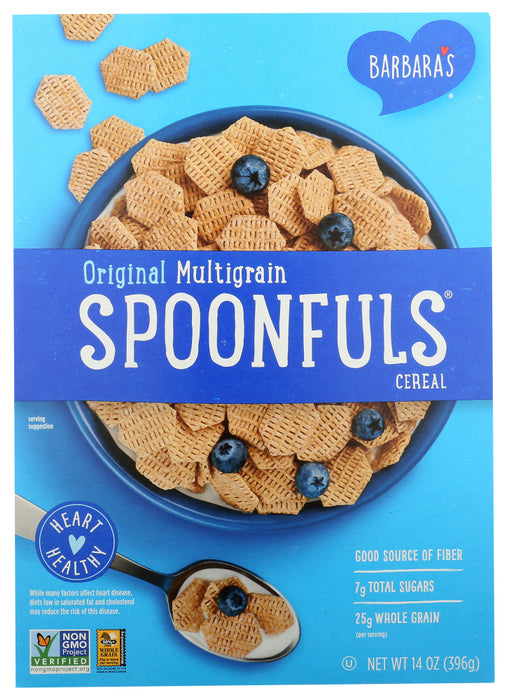 BARBARA'S BAKERY: Shredded Spoonfuls Multigrain Cereal Original, 14 oz