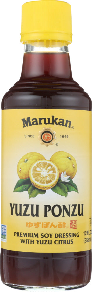 MARUKAN: Yuzu Ponzu Premium Soy  Dressing, 12 fo