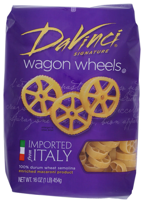 DAVINCI: Wagon Wheels Pasta, 16 oz