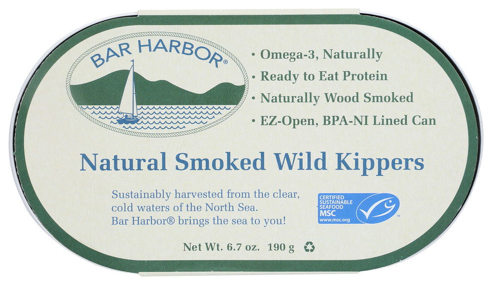 When you live on the coast of Maine, your life is ruled by water. Waves, gulls in the sky, the thrilling tug of a fish on the line. Our herring, mackerel, and kippers keep the clean bite of cold, clear water in mind. All our seafood has the snap of crisp offshore wind, and is made by people who grew up on the water. It's as close to "fresh off the boat" as you can get. Ingredients