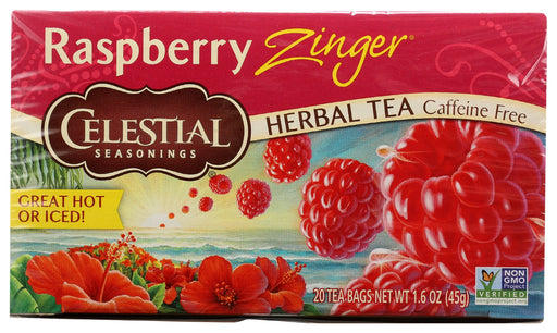 This robust herbal brew gets its aroma and sweet-tart flavor from ripe red raspberries and a blend of tart and fruity hibiscus leaves from around the world. Soothing served warm and refreshing over ice.