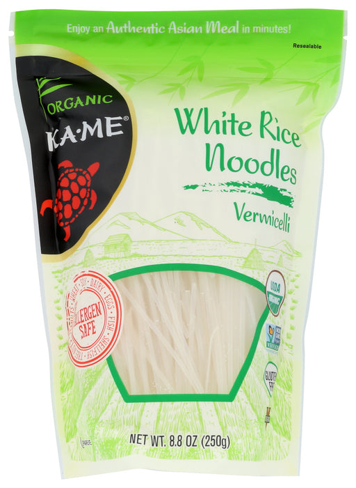 KA ME: Organic White Rice Noodles Vermicelli, 8.8 oz