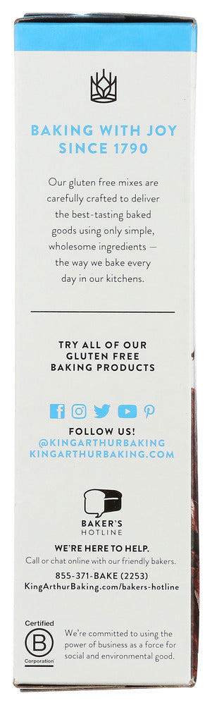 KING ARTHUR FLOUR: Gluten Free Brownie Mix, 17 oz