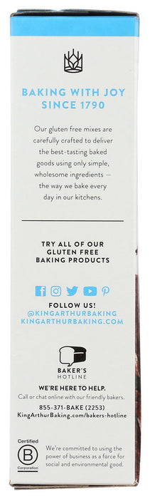 KING ARTHUR FLOUR: Gluten Free Brownie Mix, 17 oz