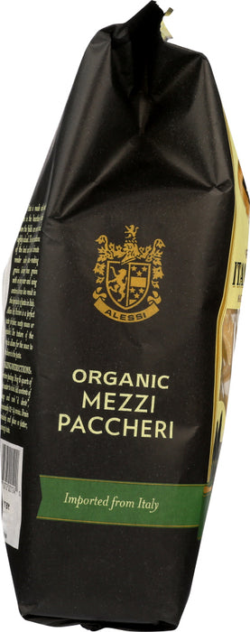 ALESSI: Organic Mezzi Paccheri Italian Pasta, 16 oz