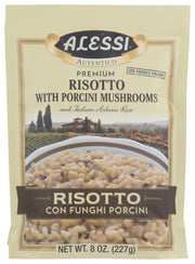 ALESSI: Risotto With Porcini Mushrooms, 8 oz