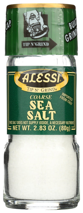 ALESSI: Grinder Sea Salt Course, 2.83 oz
