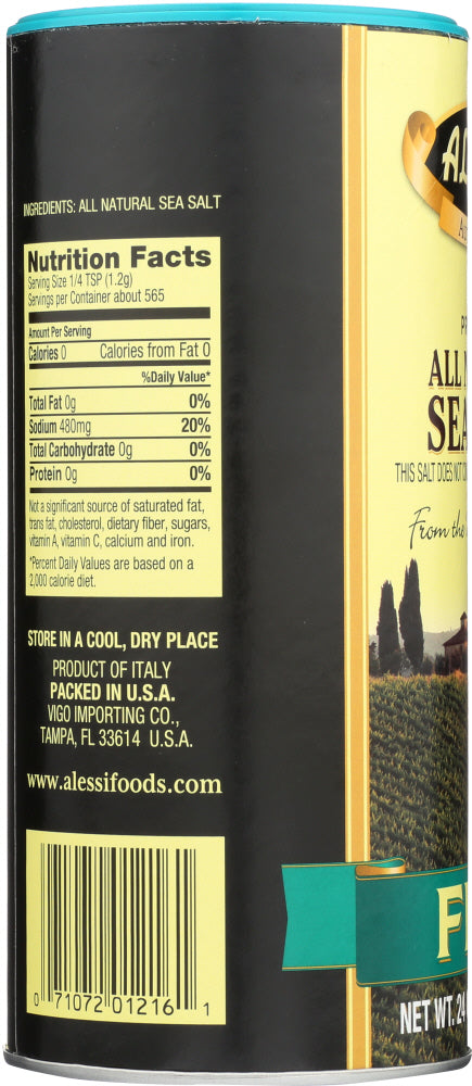 ALESSI: Fine Sea Salt, 24 oz