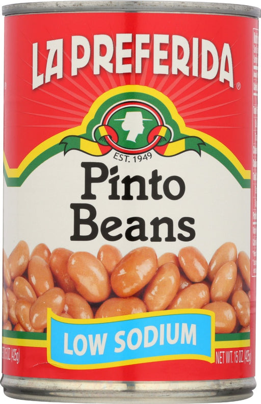 Our low sodium pintos offer a quick and easy alternative to dry beans “ just heat and serve! Easily incorporate into any dish or use to prepare authentic refried beans from scratch!