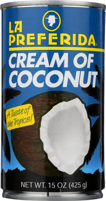 LA PREFERIDA: Cream Of Ccnut, 15 oz