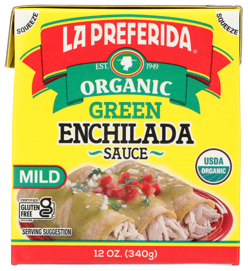 LA PREFERIDA: Organic Red Enchilada Sauce Tetra Recart, 12 oz