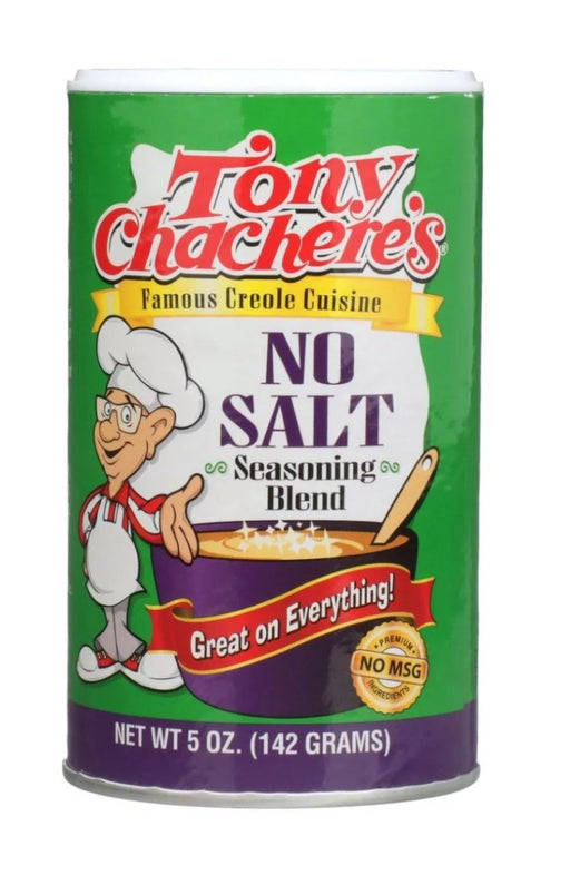 If you love the robust flavors of our Original Creole Seasoning but can't have or don't want salt (or any sodium substitutes), our new No Salt Seasoning Blend is the one you've been waiting for! This flavorful all-purpose blend is the perfect seasoning for all meats, seafood, poultry, vegetables, eggs, soups, stews and salads, even BBQ and French fries! Use anywhere and anytime on any type of food.