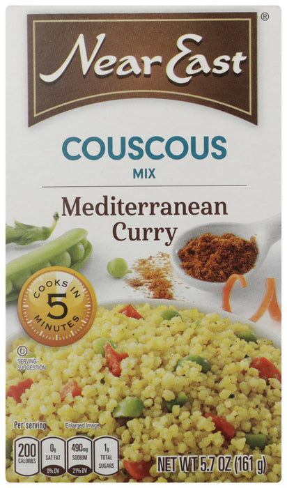 
100% semolina wheat couscous with authentic Mediterranean curry seasonings, sweet carrots and peas
Made with 100% natural, certified kosher ingredients
Cooks in five minutes; a quick and creative alternative to pasta or rice
