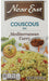 
100% semolina wheat couscous with authentic Mediterranean curry seasonings, sweet carrots and peas
Made with 100% natural, certified kosher ingredients
Cooks in five minutes; a quick and creative alternative to pasta or rice
