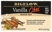 Adding creamy vanilla flavor to our hand-picked black tea with the right balance of exotic spices was a natural marriage. A touch of milk and a little sweetener brings out the rich vanilla creating a superb flavor sensation. Sweet and spicy all at the same time.
