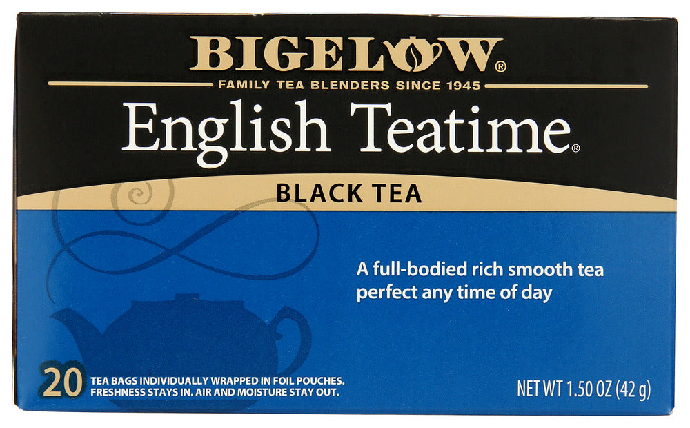 BIGELOW: English Teatime Black Tea 20 Bags, 1.5 oz