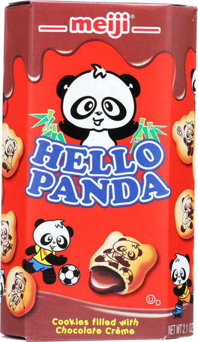 MEIJI: Cookies Filled with Chocolate Hello Panda, 2 oz