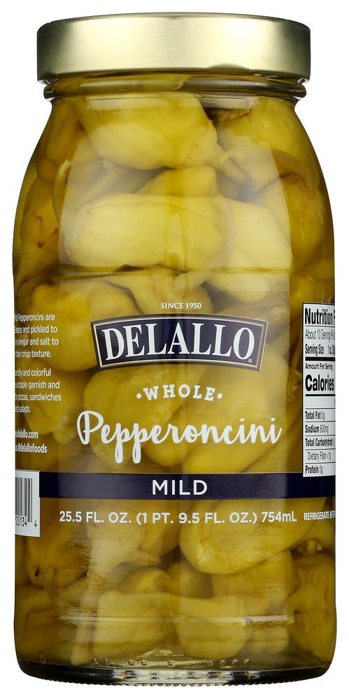 DELALLO: Mild Pepperoncini Super Select, 25.5 oz - No Brand For Less
