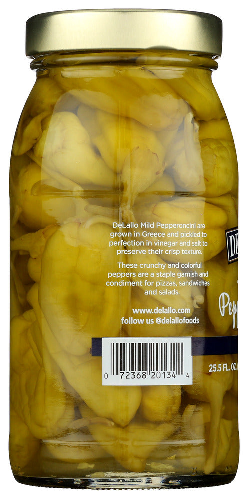 DELALLO: Mild Pepperoncini Super Select, 25.5 oz - No Brand For Less
